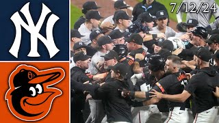 New York Yankees  Baltimore Orioles  Game Highlights  71224 [upl. by Alayne]