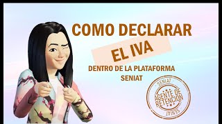 DECLARACION IVA  AGENTE DE RETENCION  PORTAL SENIAT [upl. by Idnym428]