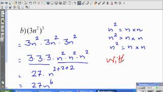 Simplifying algebraic expressions with power [upl. by Noyerb]