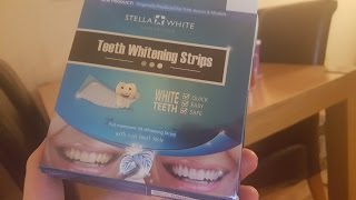 Stella White Teeth Whitening Strips  TestReview [upl. by Sil]