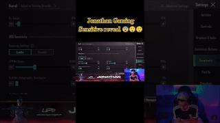 Jonathan Gaming Sensitive 😈 jonathangaming jonathansensitivity shorts pubgmobile bgmi trending [upl. by Eeralih]