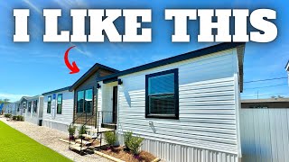 YES Moderntrendy touches throughout this BRAND NEW mobile home Prefab House Tour [upl. by Koenig]