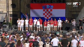 Doček hrvatskih olimpijaca u Zagrebu  7 kolovoza 2024 [upl. by Harris548]