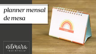 PAP  Planner Mensal de Mesa [upl. by Mima48]