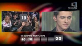 «Eurovision 2012» Donny Montell Donatas Montvydas  „Love is blindquot 1 [upl. by Hilton]