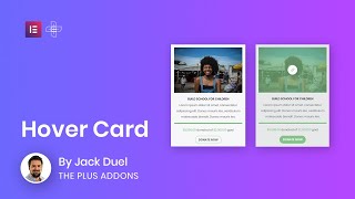 How to design Creative Hover Animation Card Layouts in Elementor using The Plus Addons [upl. by Odey]