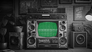 Green Screen Old Retro TV in a Vintage Room  4K  Vintage  Global Kreators [upl. by Ennayd990]