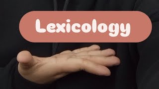 Lexicology introduction [upl. by Kinimod]