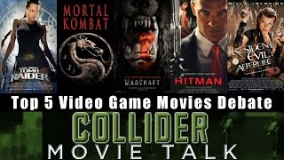 Top 5 Video Game Movie Debate  Collider Movie Talk [upl. by Ailito]