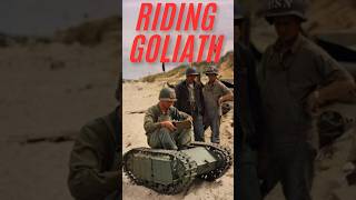 Engineer Rides Captured German Goliath Mine on Normandy Beach WWII Relic Adventure [upl. by Alben]