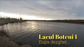 LACUL BOTENI 1PARTIDA DE FEBRUARIE CU VANT PUTERNIC SI APA FOARTE RECE [upl. by Nittirb]