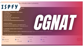 Ferramenta para CGNAT [upl. by Ehtnax]