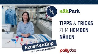 Ina von Pattydoo  Tipps und Tricks zum Hemden nähen [upl. by Elbam]