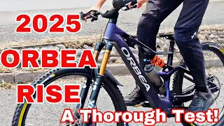 2025 ORBEA RISE LIGHTWEIGHT EBIKE FIRST RIDE REVIEW [upl. by Aseek]