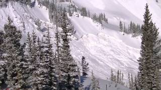 Avalanche in Alta Utah [upl. by Ob]