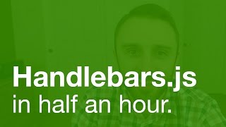 Handlebarsjs Tutorial webpack integration at the end [upl. by Sathrum992]