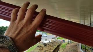 How to Reduce Roof Gutter Downspout Freeze Ups on Commercial Buildings  The French Drain Man [upl. by Rivers]