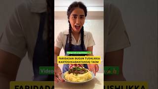 🍛 FARIDA ABEDGA KARTOSHKA PISHRDI trend rekk reels instagram funny music kesfet keşfet rek [upl. by Yrakaz]