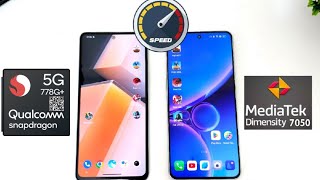 Dimensity 7050 vs Snapdragon 778G SpeedTest 🔥🔥🔥 [upl. by Alameda484]