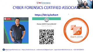 Webinar Detalles Certificación Internacional en CYBER FORENSICS CERTIFIED ASSOCIATE  Caso Práctico [upl. by Hurst]