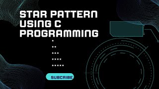 Star pattern using c programming coding theusarguy [upl. by Lipfert]