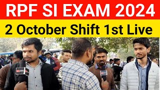 RPF SI EXAM ANALYSIS 2 DECEMBER SHIFT FIRST  RPF SI EXAM REVIEW 2024 [upl. by Roth]