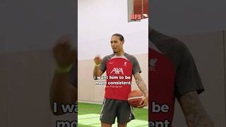 Virgil Van Dijk On Taking Free Kicks and Trent Alexander Arnold [upl. by Anaeg386]