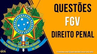 10 Questões de Direito Penal FGV [upl. by Cida712]