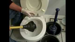 Best Plunger  Toilet Plunging Tips  How to Plunge a Toilet [upl. by Beacham921]