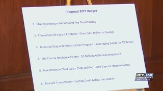 Erie County Executive Brenton Davis hosting two public discussions on 2025 budget [upl. by Avla]