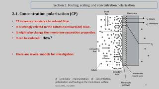 Concentration Polarization Excerpts from lecture 8 [upl. by Ricker]