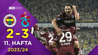 Fenerbahçe 23 Trabzonspor  11 Hafta  Trendyol Süper Lig 20232024 [upl. by Neelcaj178]