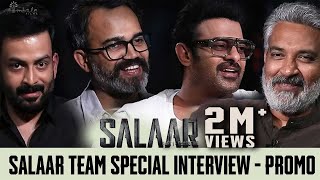 Salaar Team Special Interview  Promo  SS Rajamouli  Prabhas  Prithviraj  Prashanth Neel [upl. by Kurth]