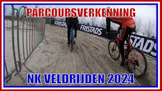 NK VELDRIJDEN 2024  Hoogeveen  GoPro lap  Verkenning  Recon Dutch Championship cyclocross [upl. by Edyaw]