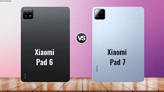 Xiaomi Pad 6 vs Xiaomi Pad 7  Pro Comparison [upl. by Layor]