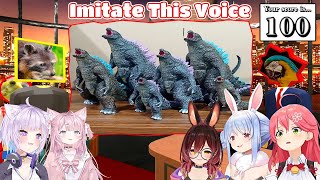 All Hololive Member Reactions When Get Perfect Score For The First Time Voice Mimicry Show【ENG SUB】 [upl. by Mamie]