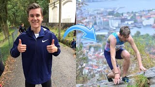 Jakob Ingebrigtsen Collapses at the end of INSANE Mountain Race  The Stoltzekleiven Mountain Race [upl. by Thorndike]