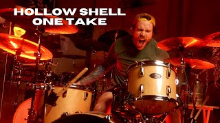 Set For Tomorrow  Hollow Shell  ONE TAKE Drums [upl. by Dnilazor828]