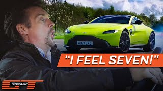 Richard Hammond Test Drives the Aston Martin Vantage  The Grand Tour [upl. by Judus699]