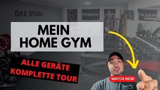 Das Studio I Mein HOME GYM I Roomtour alle Geräte auf einen Blick [upl. by Nick218]