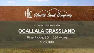 Ogallala Grassland Property  Pine Ridge SD [upl. by Armilla]