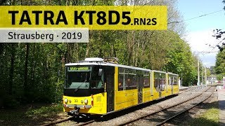 Deutschlands einziger Tatra KT8D5  Strausberger Eisenbahn  2019 [upl. by Sholley]