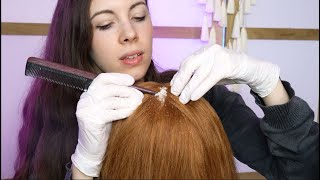 ASMR Satisfying Dandruff Removal amp Scalp Treatment😌 [upl. by Tamar]