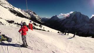 Ski fahren in Oberammergau Ehrwald und Garmisch [upl. by Saduj]