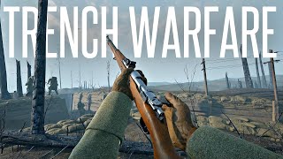 TERRIFYING WW1 TRENCH WARFARE  Beyond The Wire Gameplay [upl. by Idroj]