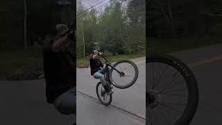 fyp bike 2024 out mtb specialized fun wheelie wheels bikelife otis massachusetts [upl. by Akinar]