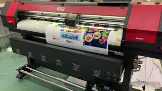 New style eco solvent printer 16m 5ft 18m 6ft with single Epson DX5 DX7 XP600 5113 4720 print head [upl. by Gweneth573]