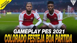 TORCEDOR COLORADO FESTEJA BOA PARTIDA DO TIME  GAMEPLAY PES 2021  60 FPS  SADAN GAMER  PC [upl. by Yerffeg]