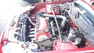 Civic D16Y7 with a rod knock blown engine [upl. by Haggai]