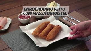 Enroladinho de massa de pastel é o petisco mais maravilhoso do mundo [upl. by Whatley]